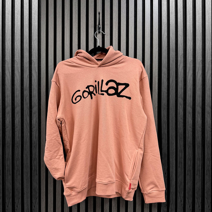 Gorillaz Group Circle Pink XX-Large Hoodie