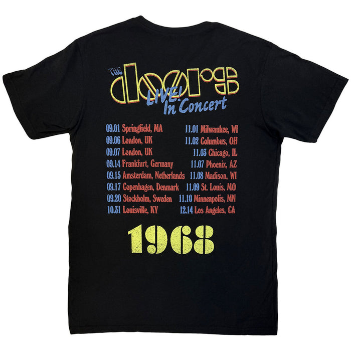 The Doors Live In Concert '68 Black Small T-Shirt