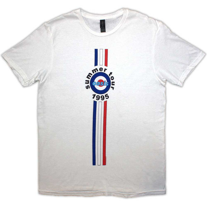 Oasis Stripes '95 White XX-Large T-Shirt