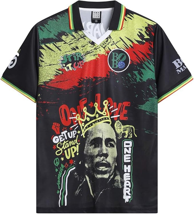 Bob Marley One Love Football Jersey Small T-Shirt