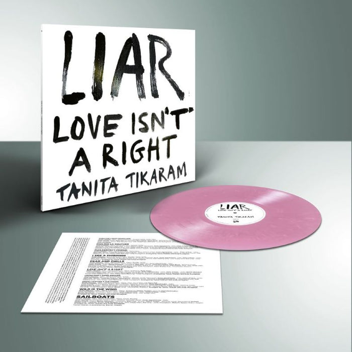 Tanita Tikaram LIAR (Love Isn't A Right) Vinyl LP Indies Pink Colour 2025