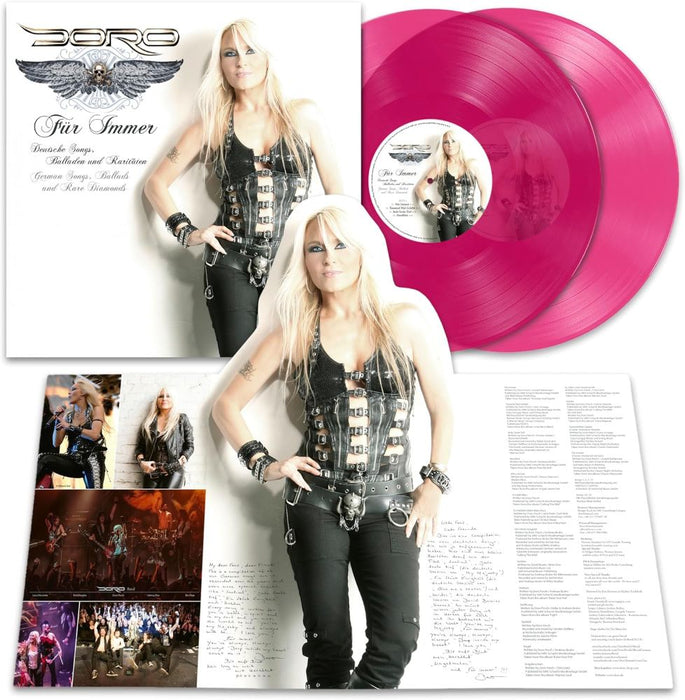Doro Für Immer Vinyl LP Magenta Colour Due Out 20/03/26