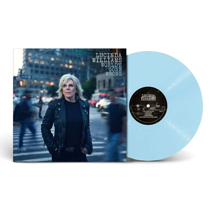 Lucinda Williams World's Gone Wrong Vinyl LP Indies Sky Blue Colour 2026