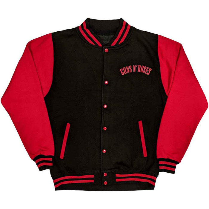 Guns N Roses Black & Red XX-Large Varsity Jacket