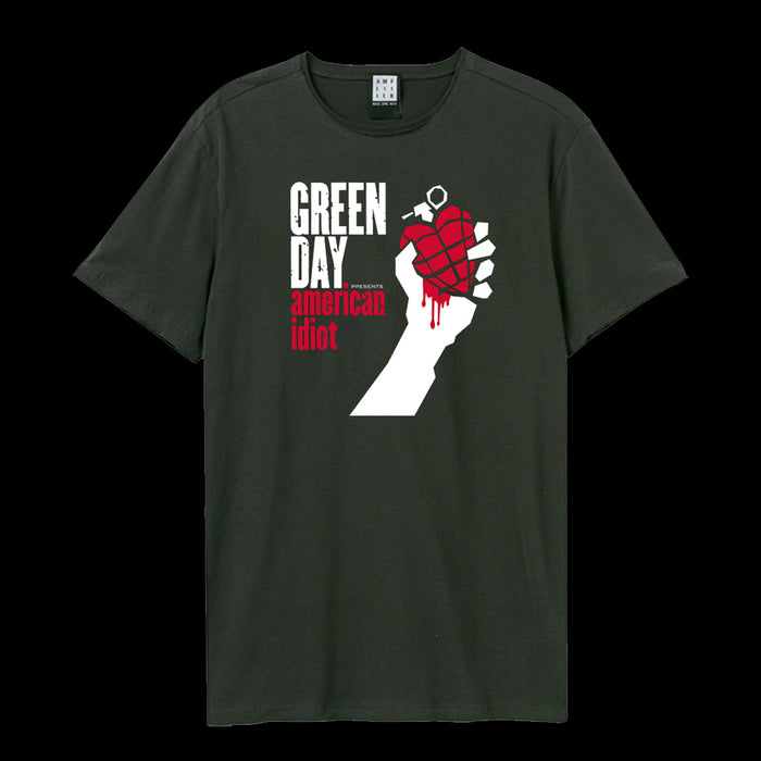 Green Day American Idiot Amplified Charcoal Small Unisex T-Shirt