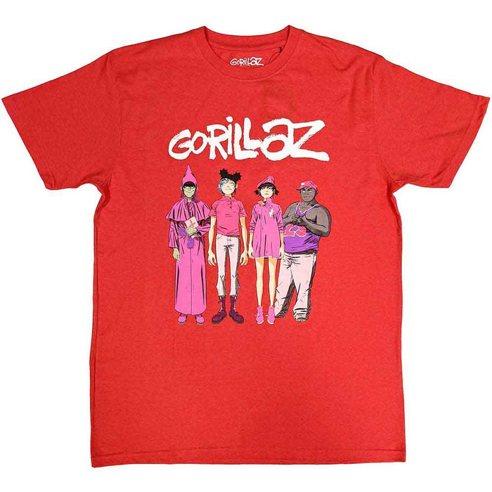Gorillaz Cracker Island Red Small T-Shirt