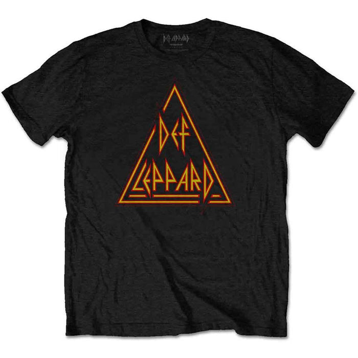 Def Leppard Classic Triangle Black Medium T-Shirt