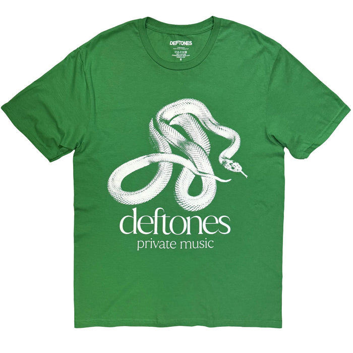 Deftones Private Music Green X-Large T-Shirt