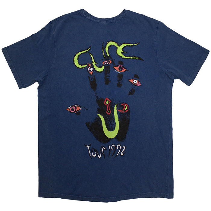 The Cure Wish Tour '92 Stone Wash Denim Blue Large T-Shirt