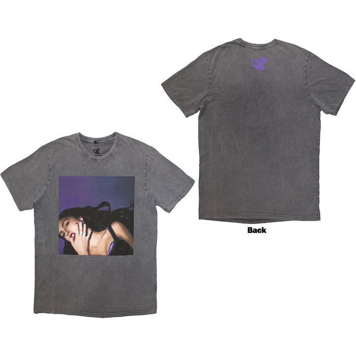 Olivia Rodrigo Guts Album Cover Grey Wash Large T-Shirt