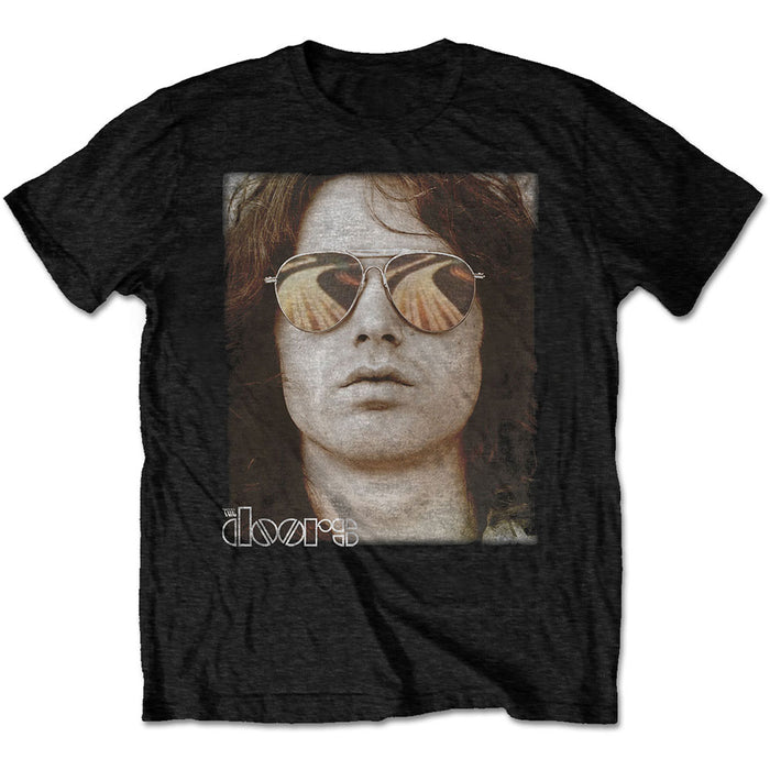 The Doors Jim Face Black Small T-Shirt