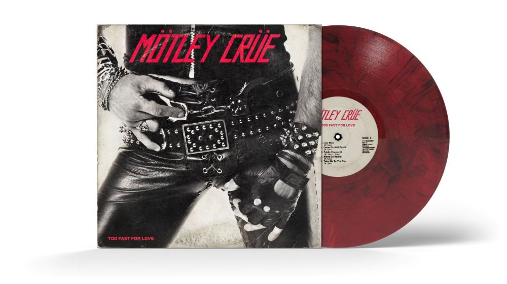 Mötley Crüe Too Fast For Love (45th Anniversary Collection) (2026 Remaster) Vinyl LP Red/Black Colour Due Out 30/10/26