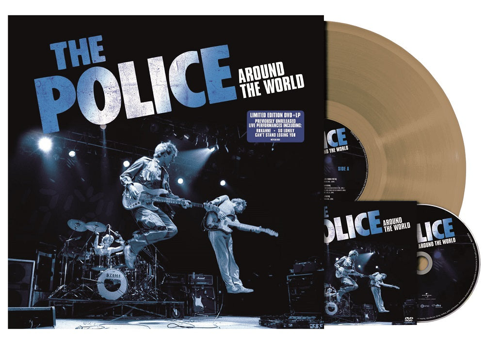 The Police Around The World Vinyl LP Gold Colour 2023