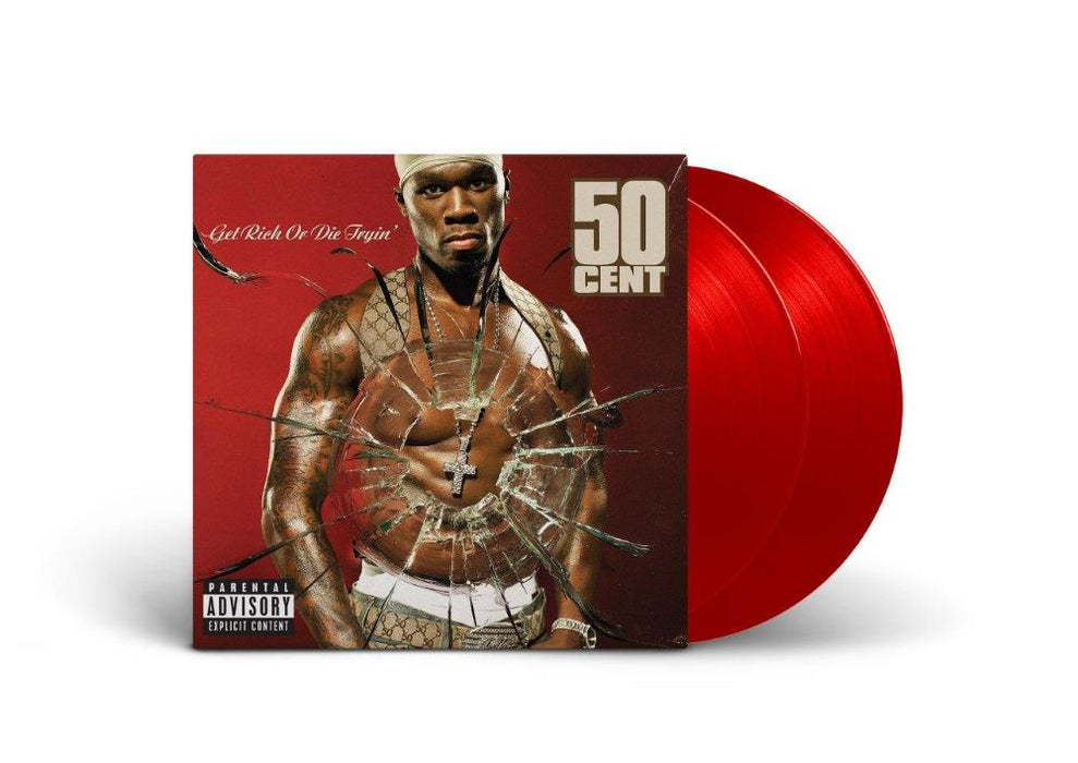 50 Cent Get Rich Or Die Tryin' Vinyl LP Red Colour 2025