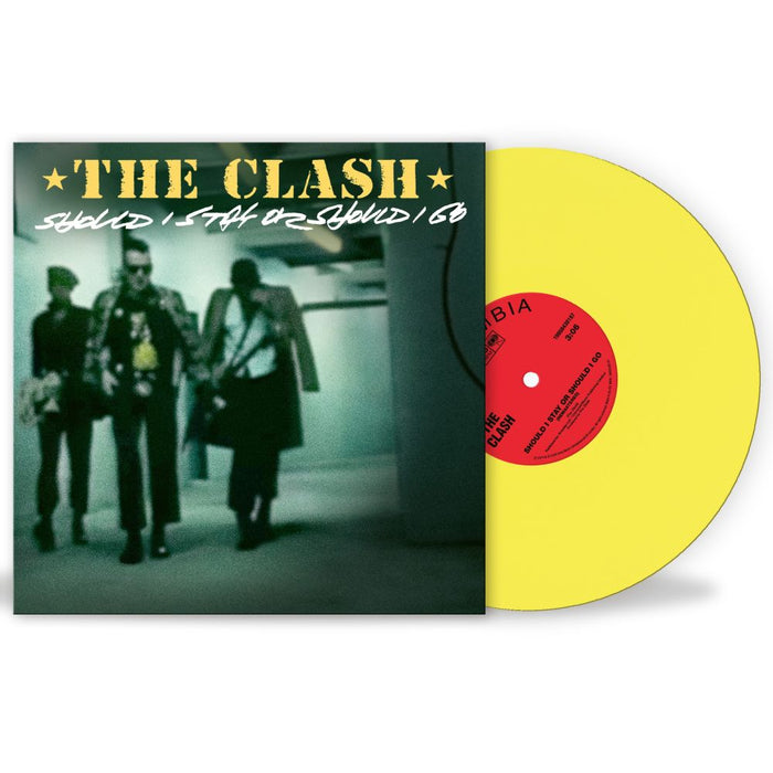 The Clash Should I Stay Or Should I Go 7" Vinyl Single Sunshine Yellow Colour Due Out 12/06/26