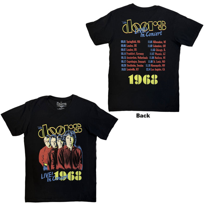 The Doors Live In Concert '68 Black XX-Large T-Shirt