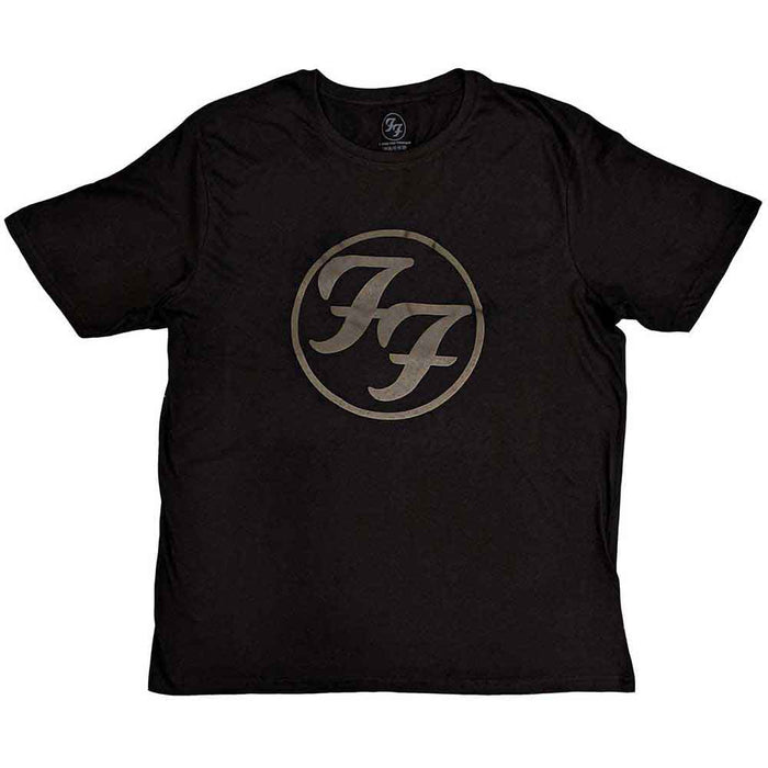 Foo Fighters FF Logo Hi-Build Black Medium Unisex T-Shirt