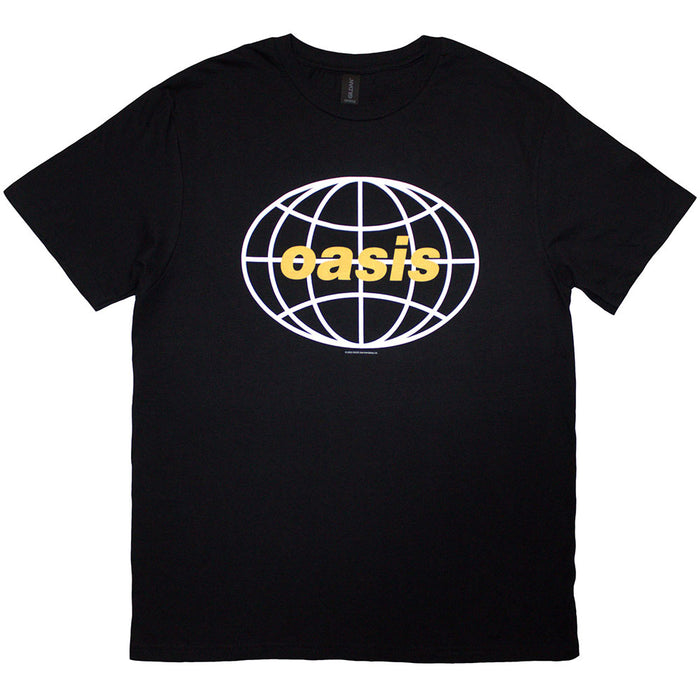 Oasis Globe Logo Black XX-Large T-Shirt