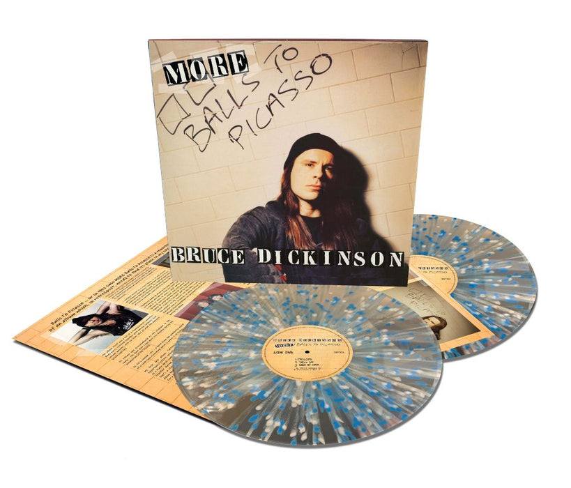 Bruce Dickinson More Balls To Picasso Vinyl LP Clear, White & Blue Splatter Colour 2025