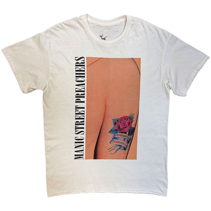 Manic Street Preachers Generation Terrorists White Large T-Shirt