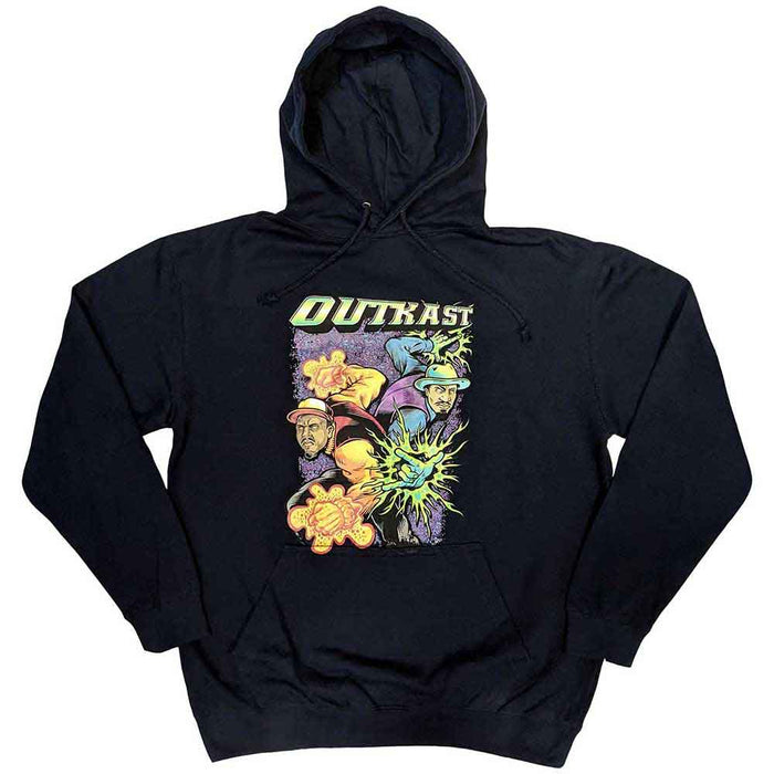 Outkast Superheroes Navy Blue X-Large Hoodie