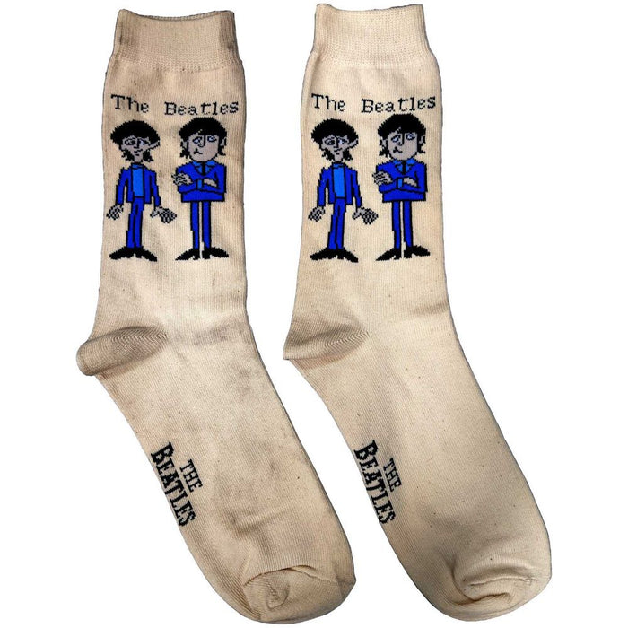 The Beatles Ladies Ankle Socks: Cartoon Standing (Uk Size 4 - 7)