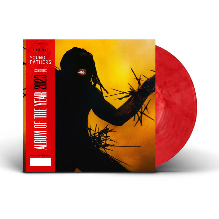 Young Fathers Heavy Heavy Vinyl LP Assai Album of the Year Obi Edition Bright Red Marble Colour 2023