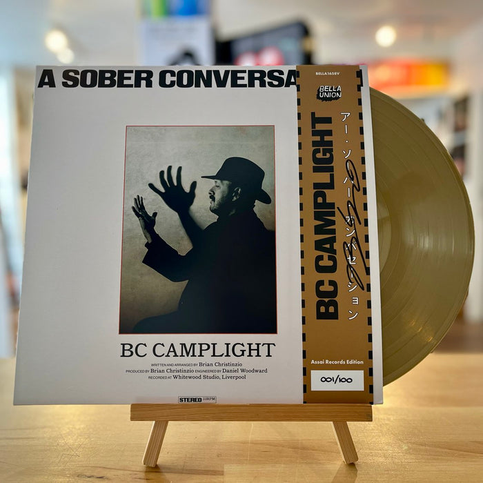 BC Camplight A Sober Conversation Vinyl LP Signed Assai Obi Edition Gold Colour 2025