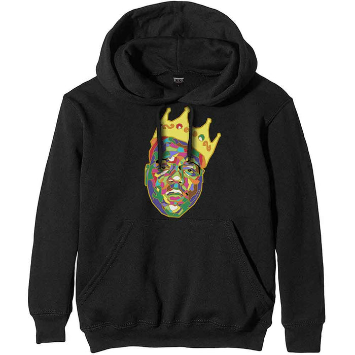 Biggie Smalls Crown Black XX-Large Hoodie