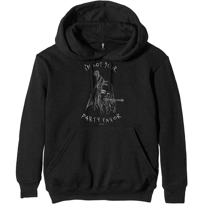 Billie Eilish Party Favor Black Medium Hoodie