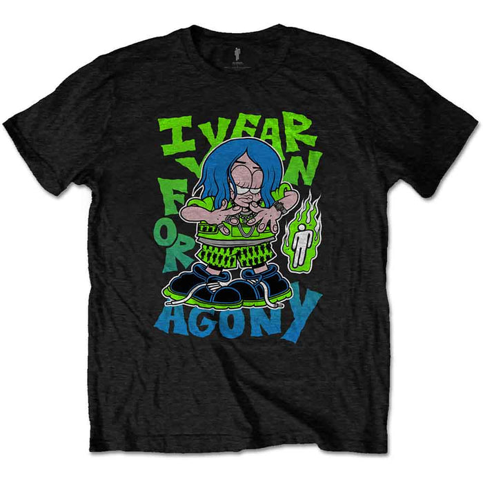 Billie Eilish Agony Black Large T-Shirt