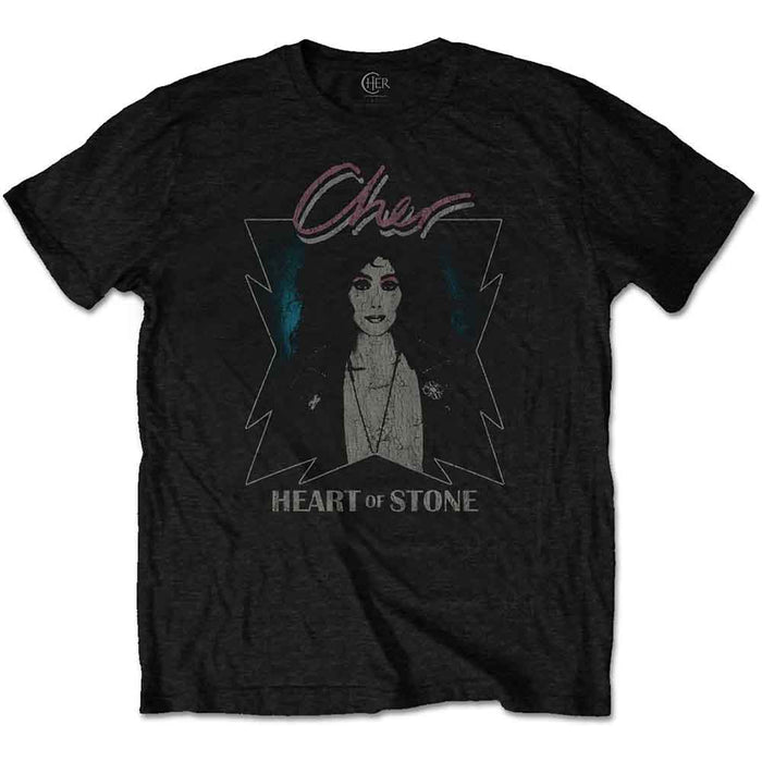 Cher Heart Of Stone Black X-Large Unisex T-Shirt