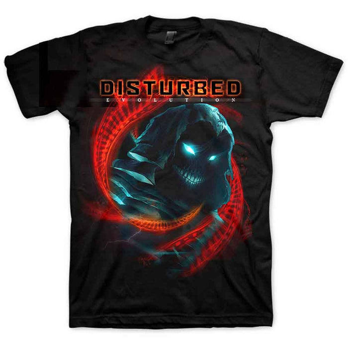 Disturbed DNA Swirl Black Medium Unisex T-Shirt