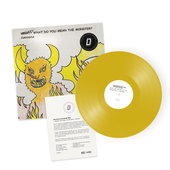 Glasshouse Red Spider Mite What Do You Mean The Monster?... Hahaha Vinyl LP 2025 Dinked Early Doors #4