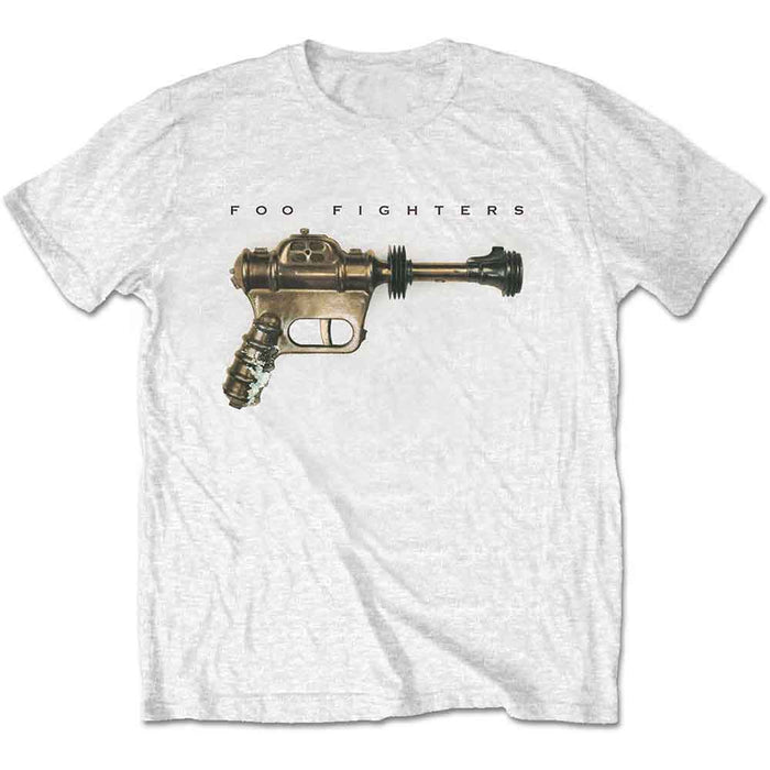 Foo Fighters Ray Gun White Small Unisex T-Shirt