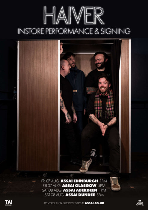 Haiver The Ghost Dance Instore Performance & Signing Edinburgh Priority Entry with Pre-Order (1pm Friday 7th August 2026)