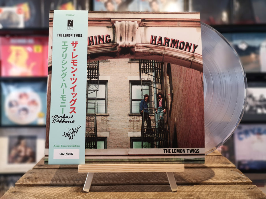 The Lemon Twigs Everything Harmony Vinyl LP Clear Colour Signed Assai Obi Edition 2023