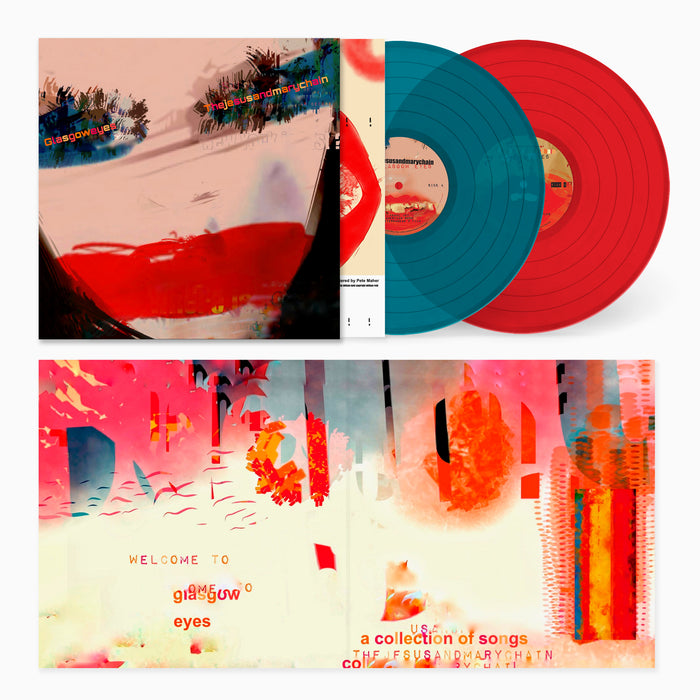 The Jesus And Mary Chain Glasgow Eyes Signed Vinyl LP Clear Blue/Clear Red Colour 2024
