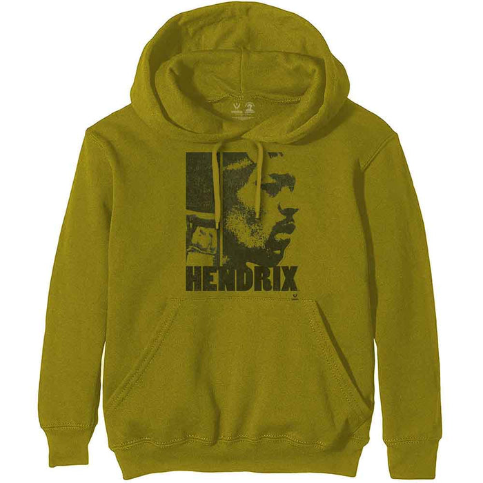 Jimi Hendrix Let Me Live Green XX-Large Hoodie