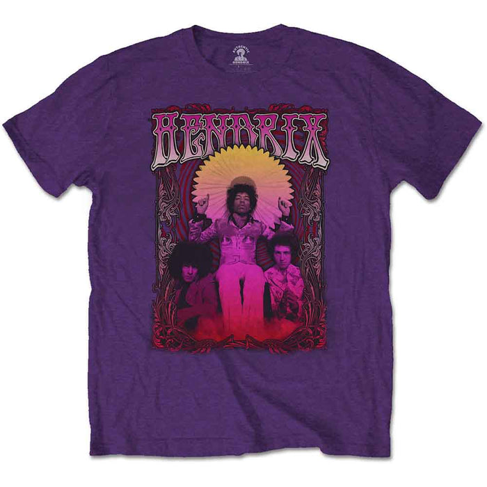 Jimi Hendrix Karl Ferris Wheel Purple Medium Unisex T-Shirt