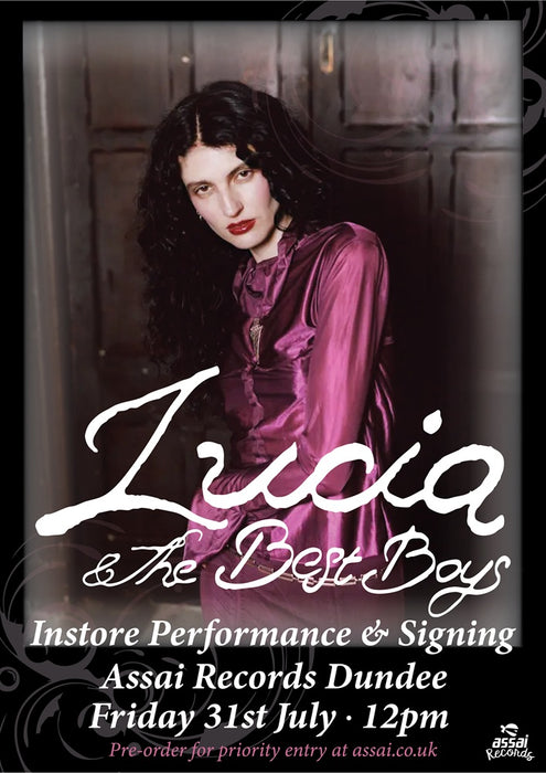 Lucia & The Best Boys Picking Petals Instore Performance & Signing Dundee Priority Entry with Pre-Order (12pm Friday 31st July 2026)