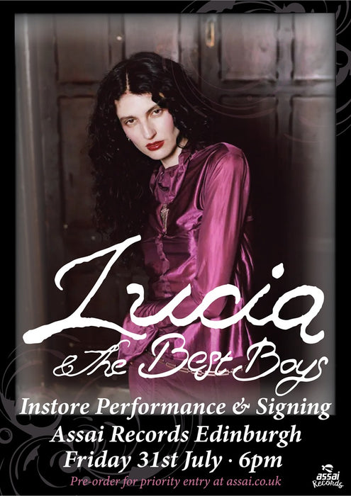 Lucia & The Best Boys Picking Petals Instore Performance & Signing Edinburgh Priority Entry with Pre-Order (6pm Friday 31st July 2026)