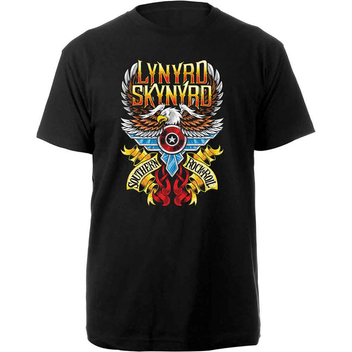 Lynyrd Skynyrd South'n Rock & Roll Black Medium Unisex T-Shirt