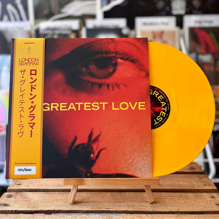 London Grammar The Greatest Love Vinyl LP Signed Assai Obi Edition Yellow Colour 2024