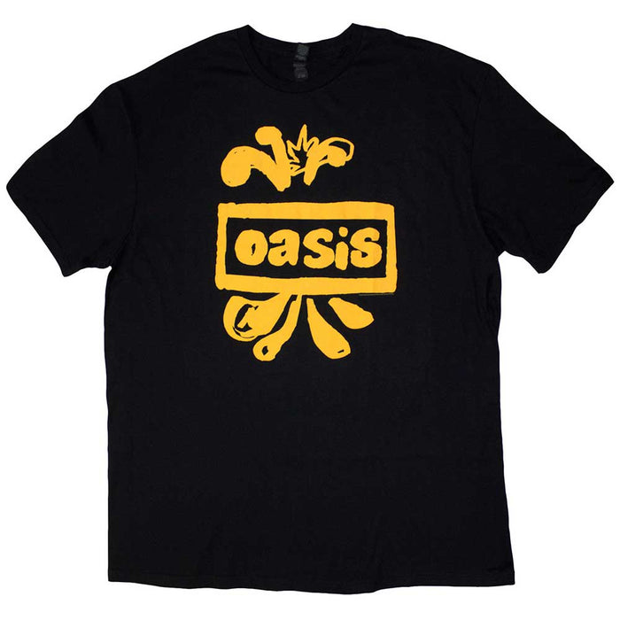 Oasis Drawn Logo Black Small Unisex T-Shirt