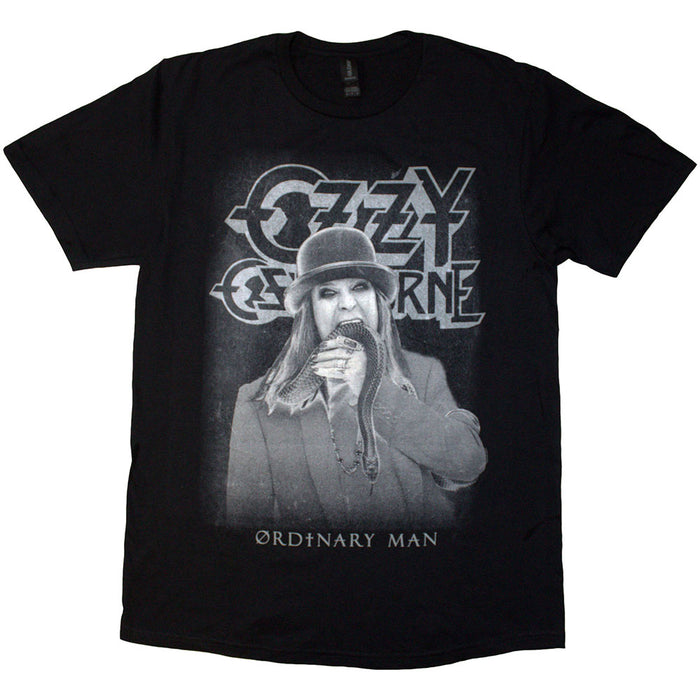 Ozzy Osbourne Ordinary Man Snake Rayograph Black Small Unisex T-Shirt