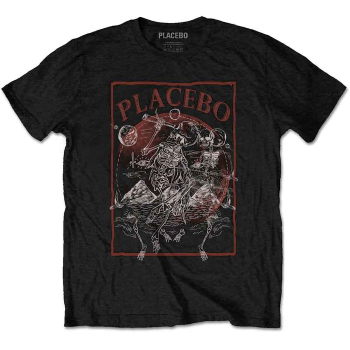 Placebo Astro Skeletons Black Small Unisex T-Shirt