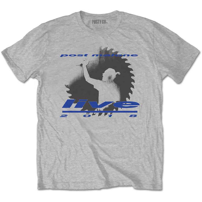 Post Malone Live Saw Grey Small T-Shirt