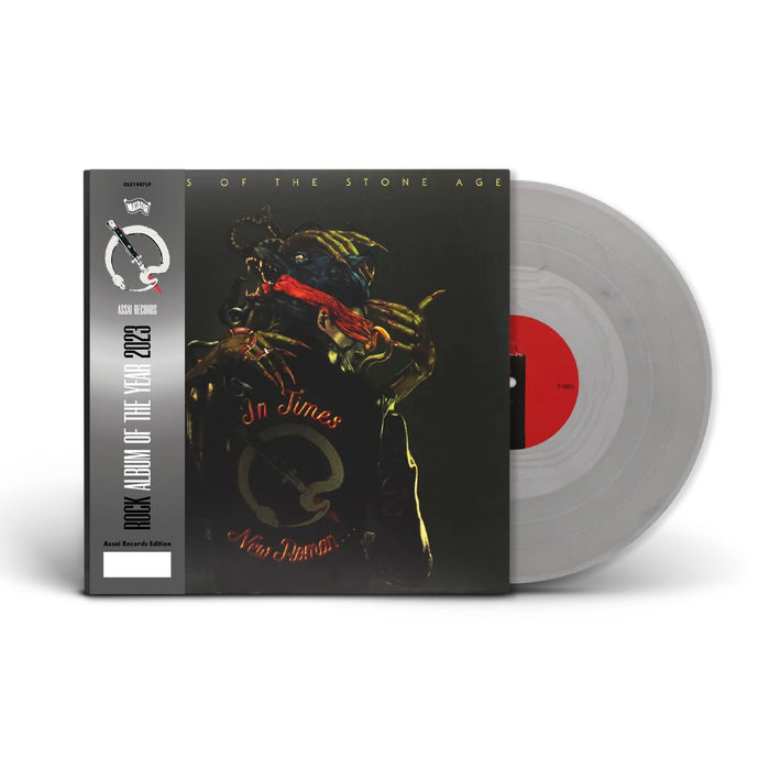 Queens Of The Stone Age In Times New Roman Vinyl LP Assai Rock Album of the Year Obi Edition Silver Colour 2023