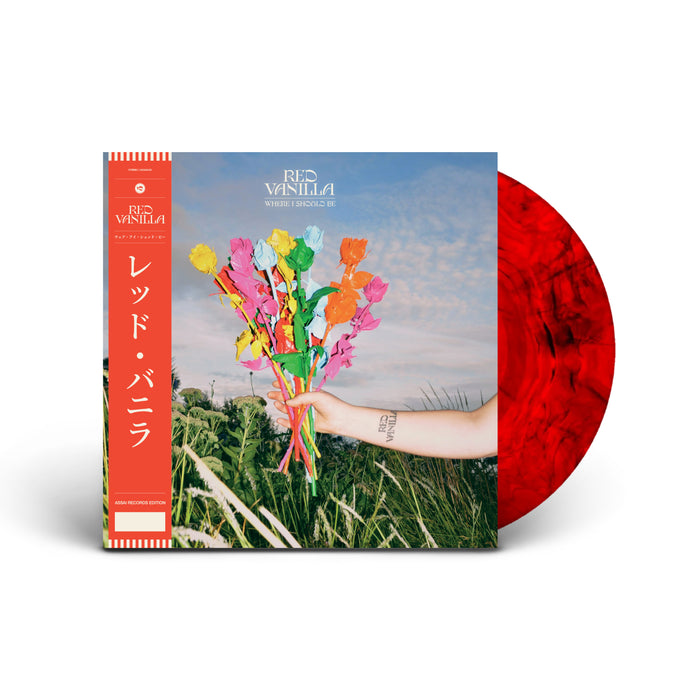 Red Vanilla Where I Should Be Vinyl LP Signed Assai Obi Edition Red & Black Marble Colour 2026